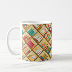 Caneca De Café Livros e Livros