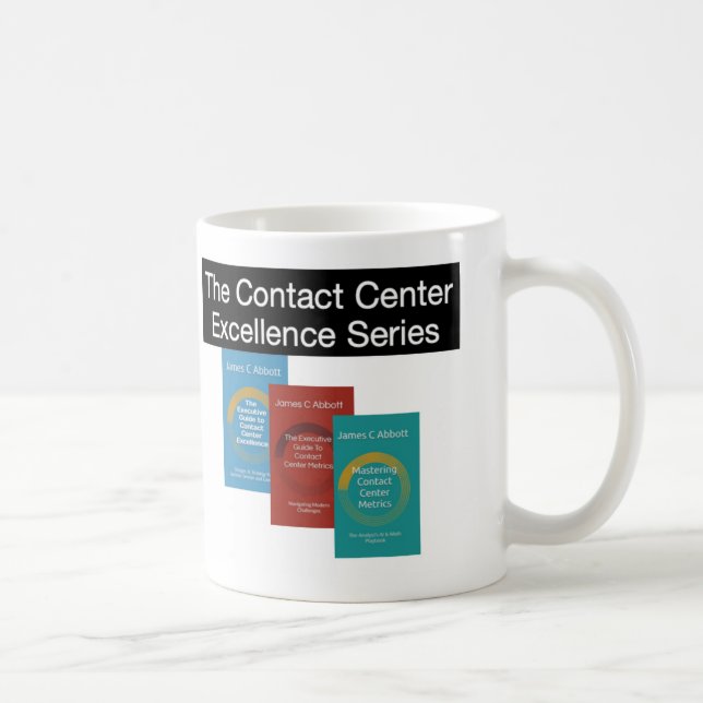 Caneca De Café Livros Efetivos da Central de Chamadas Cup (Direita)