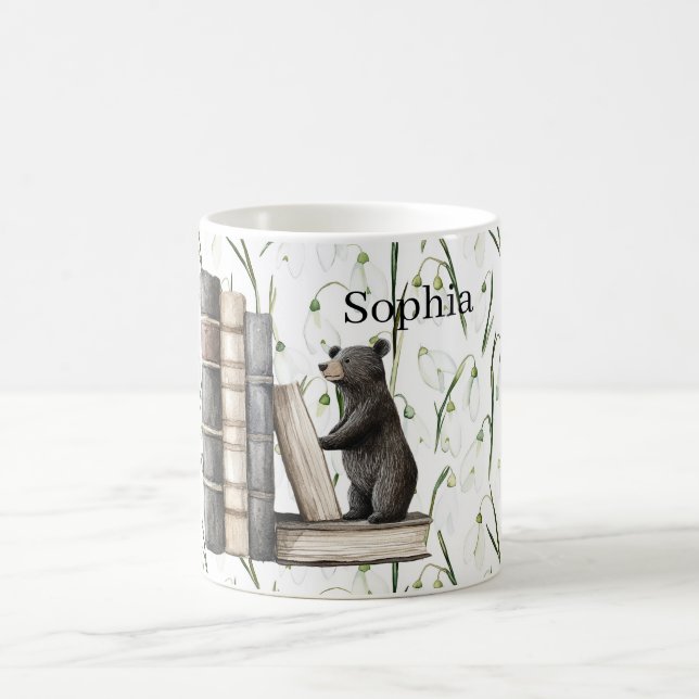 Caneca De Café Livros Florais do Urso (Centro)