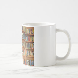 Caneca De Café Livros na estante