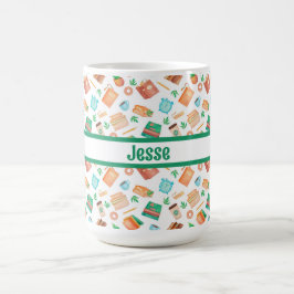 Caneca De Café Livros Personalizados, Café, Chá, Suculentes,