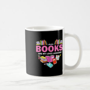 Caneca De Café Livros São Minha Linguagem De Amor Lendo Bibliotec