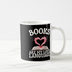 Caneca De Café Livros São Minha Linguagem do Amor Amante da Leitu
