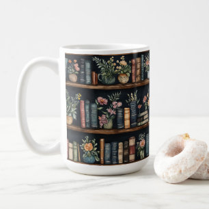 Caneca De Café Livros Sem Fim Retro