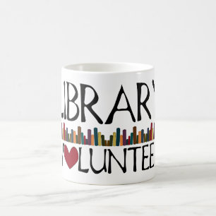 Caneca De Café Livros voluntários da biblioteca