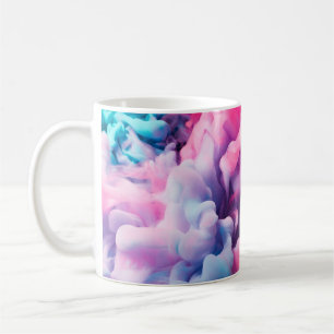 Caneca De Café Lixo de tinta. Abstrato de fundo abstrato, tinta