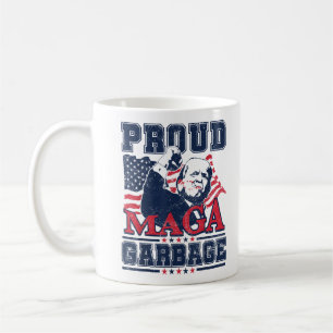 Caneca De Café Lixo Orgulhoso MAGA Voto Trump 2024 Apoiador de Tr