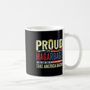Caneca De Café Lixo Orgulhoso Orgulhoso De Ser Apoiado Por Bomba