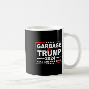 Caneca De Café Lixo Para Trump 2024, Funny Trump Supporter 2