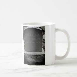 Caneca De Café Lizzie Borden Dogs Gravestone - "Dormindo por enqu