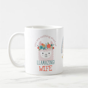Caneca De Café LLAMA BONITA, Você É NAMORADA DE MULHER INCRÍVEL