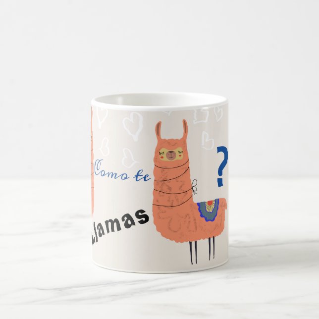 Caneca De Café Llama Como Te Lhamas (Centro)