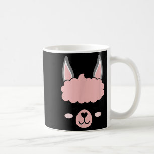 Caneca De Café Llama Face Alpaca Eyelashes Dia de as Bruxas engra