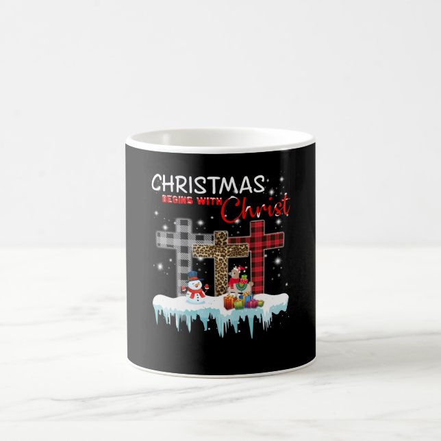 Caneca De Café Llama Gift | O Natal Começa Com O Cristo (Centro)