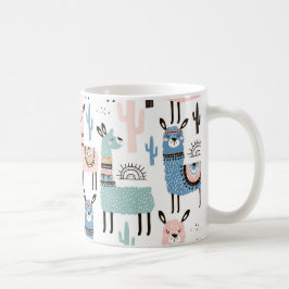 Caneca De Café Llama Mug, bonito e colorido