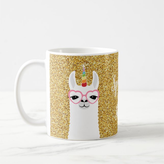 Caneca De Café Llama Mugs (Esquerda)