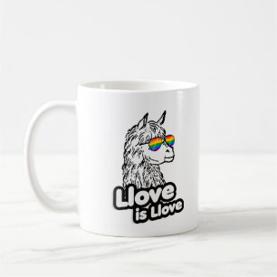 Caneca De Café Llama: O amor é amor