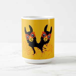 Caneca De Café Llama Sisters