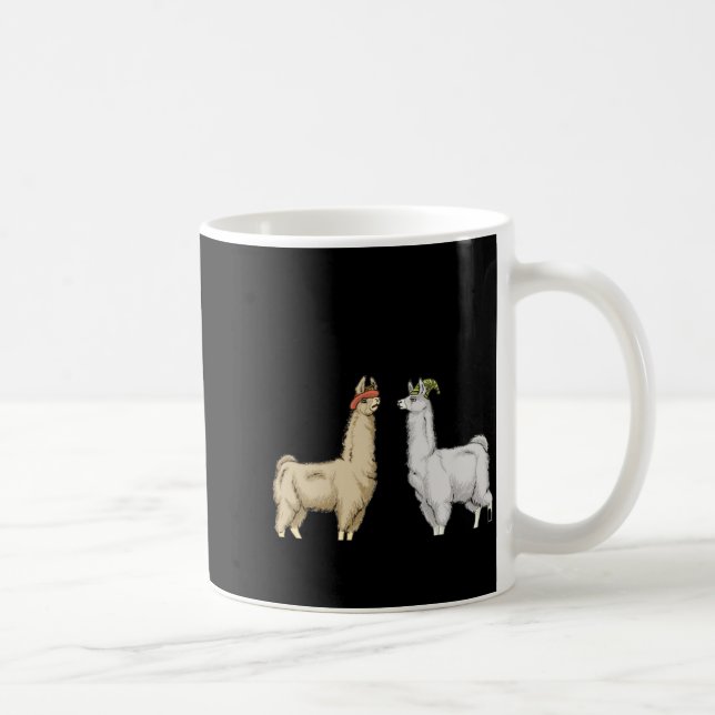 Caneca De Café Llamas With Hats Carl  (Direita)