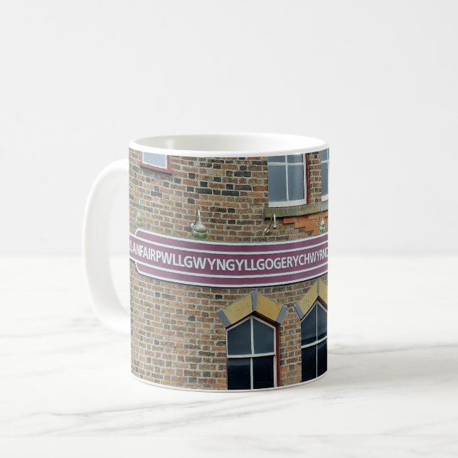 Caneca De Café Llanfair pwll (Frente Esquerda)
