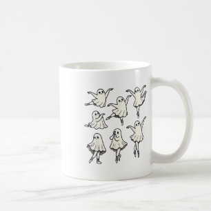 Caneca De Café Llet Ghost Llet Dancer Spooker Dance Teacher Hallo