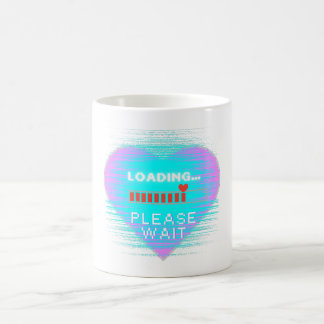 Caneca De Café Loading Heart Retro Gamer