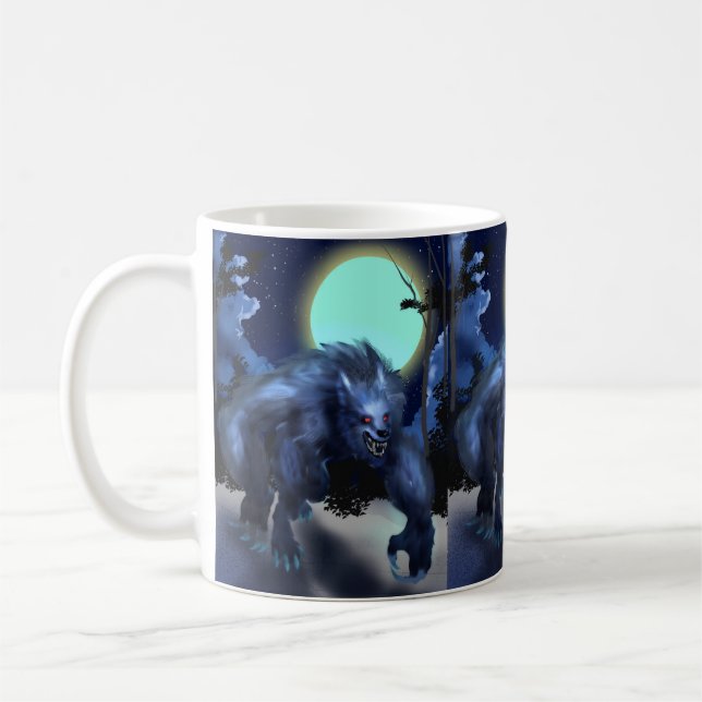 Caneca De Café Lobisomem (Esquerda)