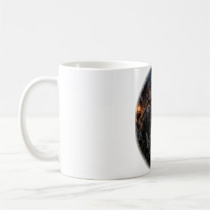 Caneca De Café Lobisomem sob a Lua Cheia – Salão do Castelo Assom