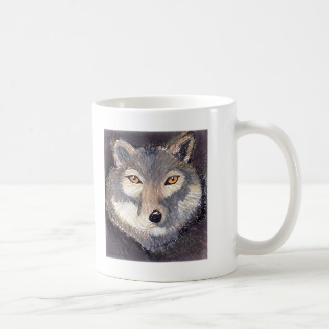 Caneca De Café Lobo (Direita)