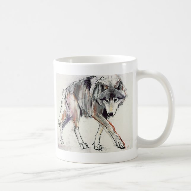 Caneca De Café Lobo (Direita)