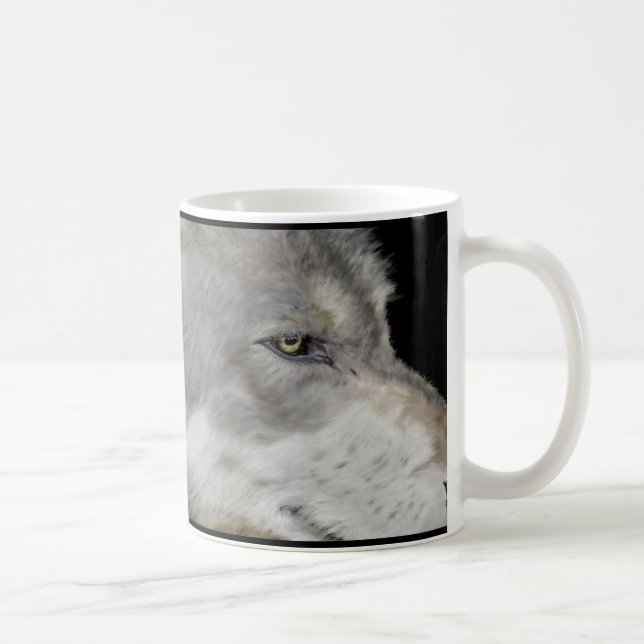 Caneca De Café Lobo (Direita)