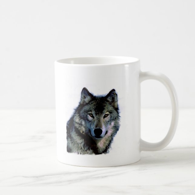 Caneca De Café Lobo (Direita)