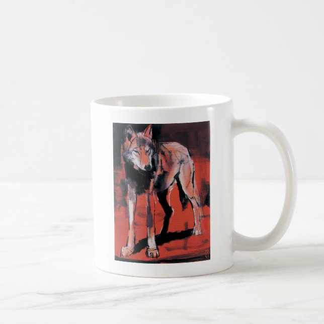 Caneca De Café Lobo 2001 do verão (Direita)