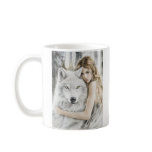 Lobo Branco e Menina
