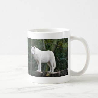 Caneca De Café Lobo branco selvagem