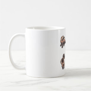 Caneca De Café Lobo-cavo Delight � Arte Animal Cura