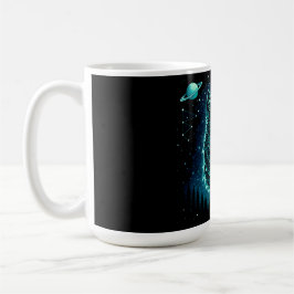 Caneca De Café Lobo Celestial – Galáxia da Uiva Selvagem
