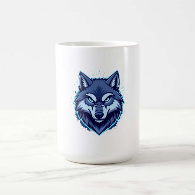Caneca De Café Lobo Feroz – Símbolo de Força e Liberdade (Centro)