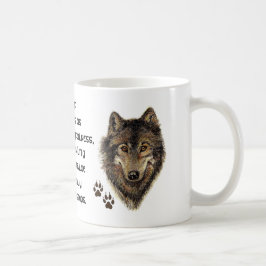 Caneca De Café Lobo, Lobos, Totem Animal, Guia da Natureza