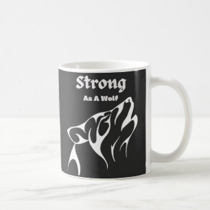 Caneca De Café Lobo Moderno