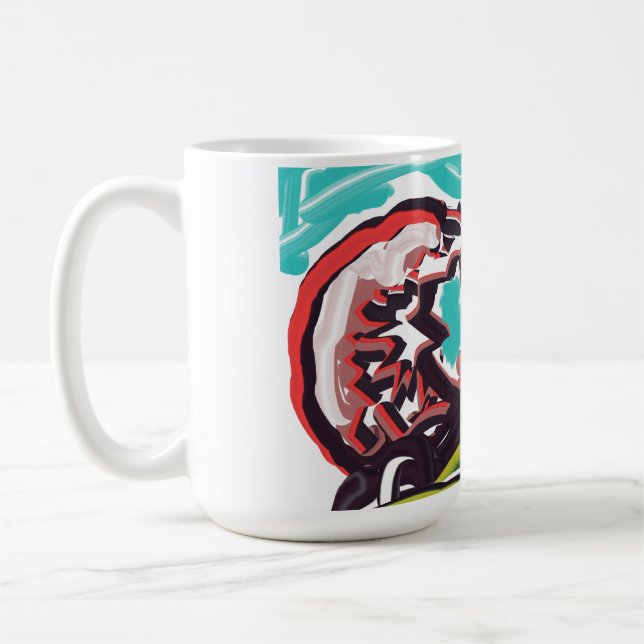 Caneca De Café Lobo na primavera (Esquerda)