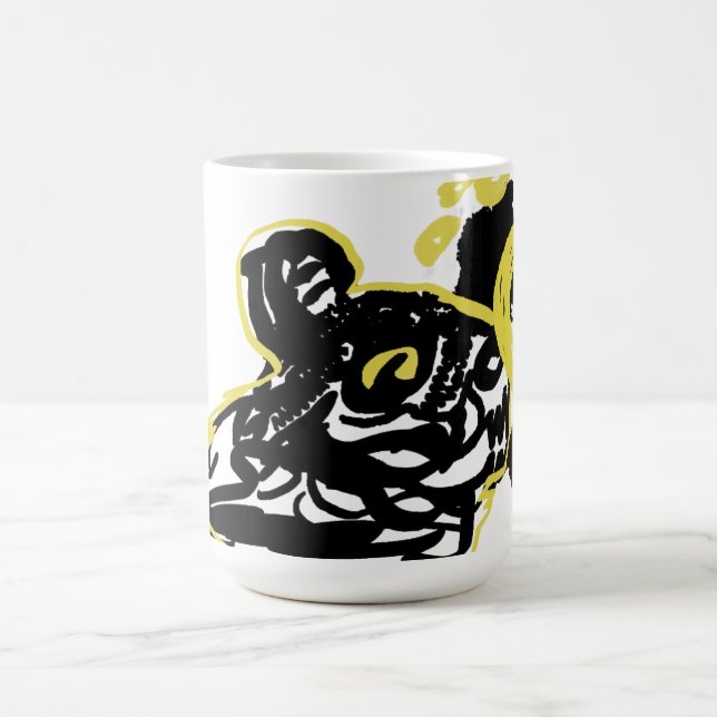 Caneca De Café Lobo nuvem lua  (Centro)
