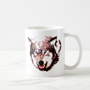 Caneca De Café Lobo selvagem