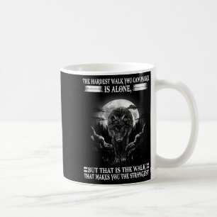Caneca De Café Lobo Solitário, O Caminho Mais Difícil Faz De Você