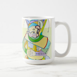 Caneca De Café "Lobo solitário" por Ruchell Alexander