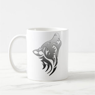 Caneca De Café Lobo tribal