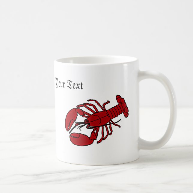 Caneca De Café Lobster - Mug Personalizado (Direita)