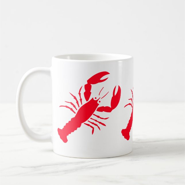 Caneca De Café Lobster Red Love 4Marty (Esquerda)