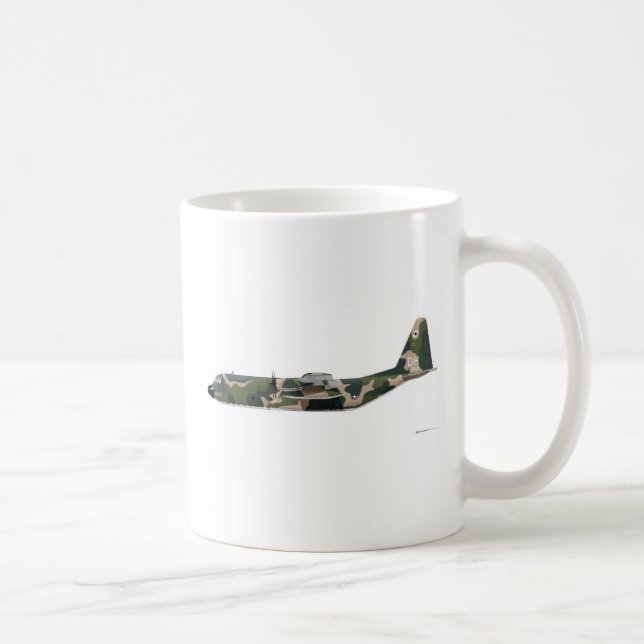 Caneca De Café Lockheed C-130 Hercules Vietnam (Direita)