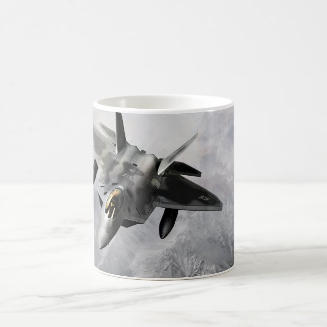 Caneca De Café "Lockheed Martin F-22 Raptor"mug (Centro)